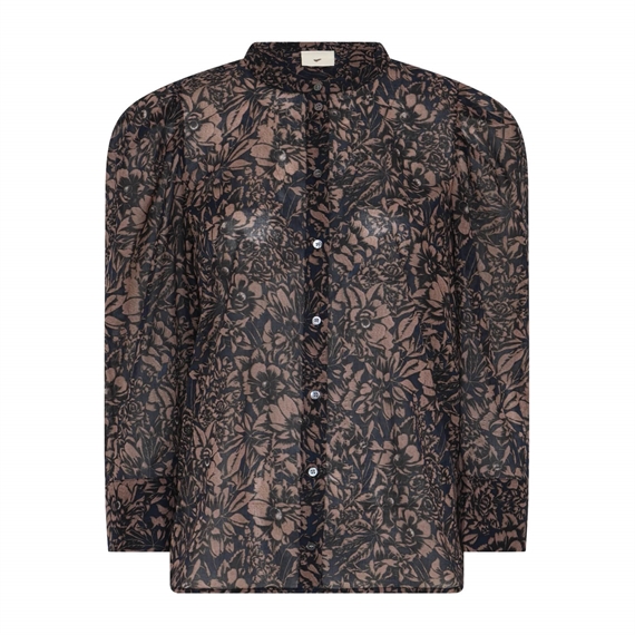 Heartmade Teras Skjorte, Rose Flower Print 