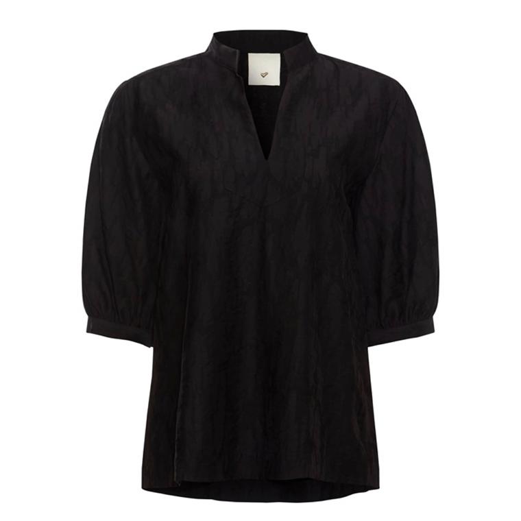 Heartmade Turin Bluse, Sort