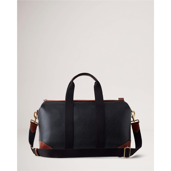 Mulberry Heritage Day Clipper Black & Cognac Scotchgrain