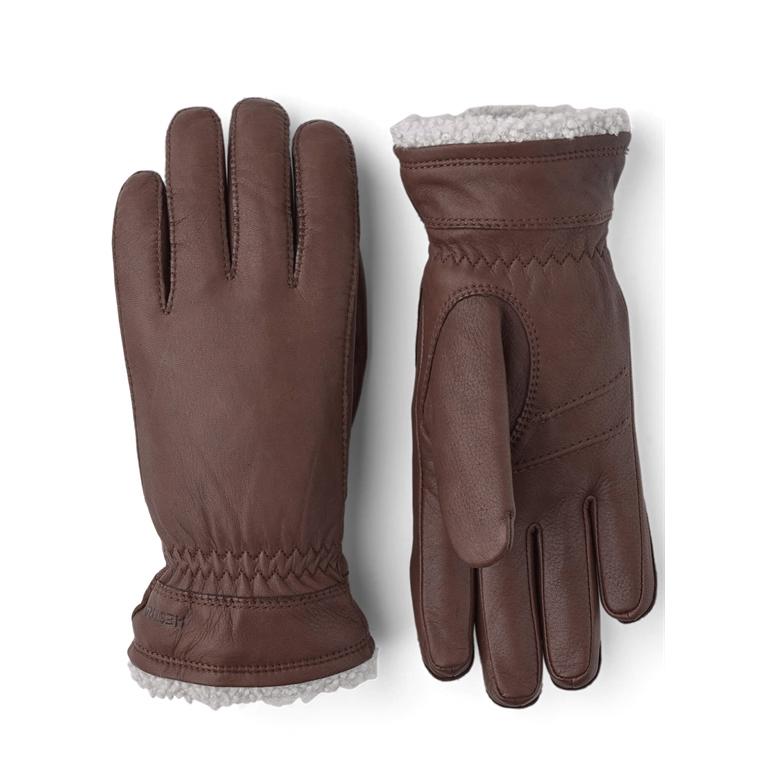 Hestra Deerskin Primaloft Handsker, Chocolate