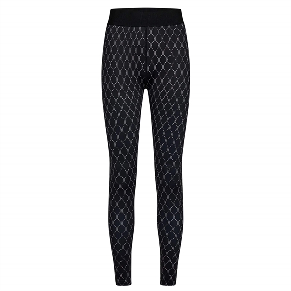 Hype The Detail Printed Leggings, Sort/Lyserød