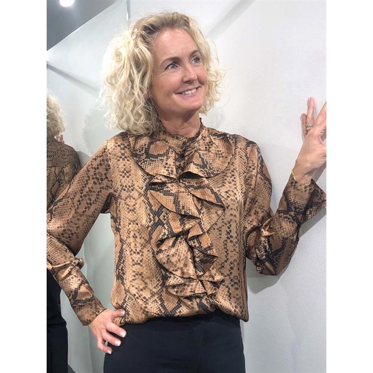 Karmamia Bluse - Stella Desert Snake