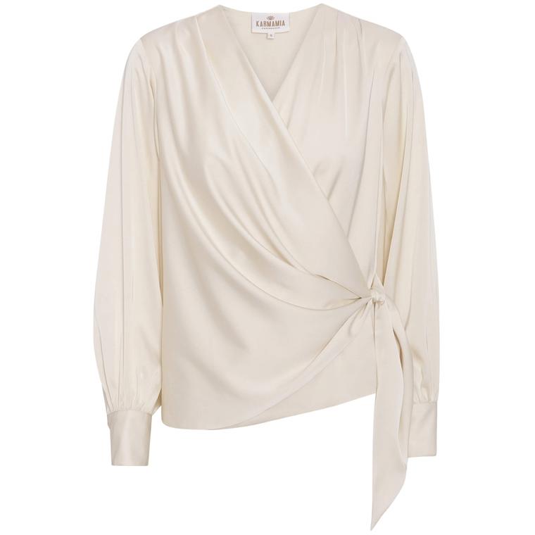 Karmamia Ines Bluse, Ivory