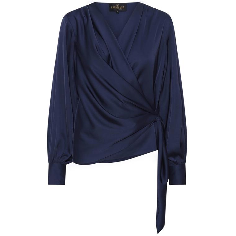 Karmamia Ines Bluse, Navy