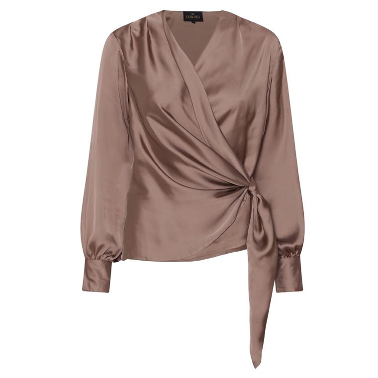 Karmamia Ines Bluse, Tan