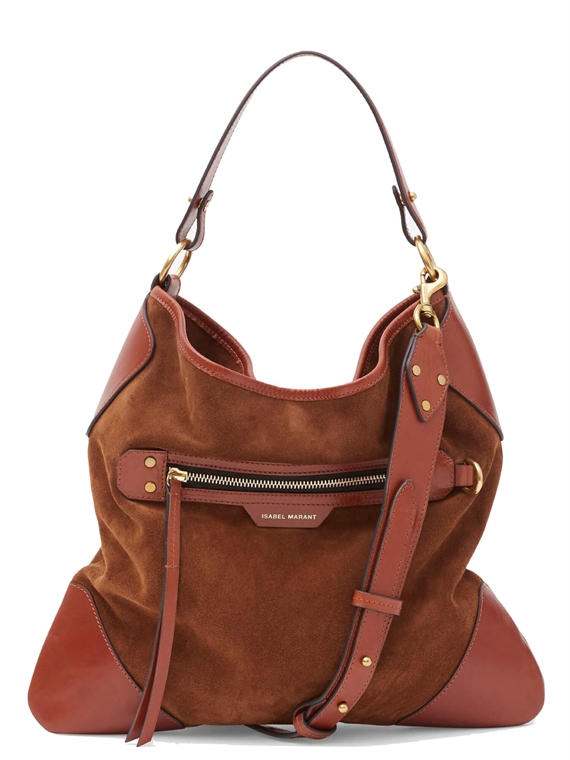 Isabel Marant Botsy Day Shoulder Bag, Cognac