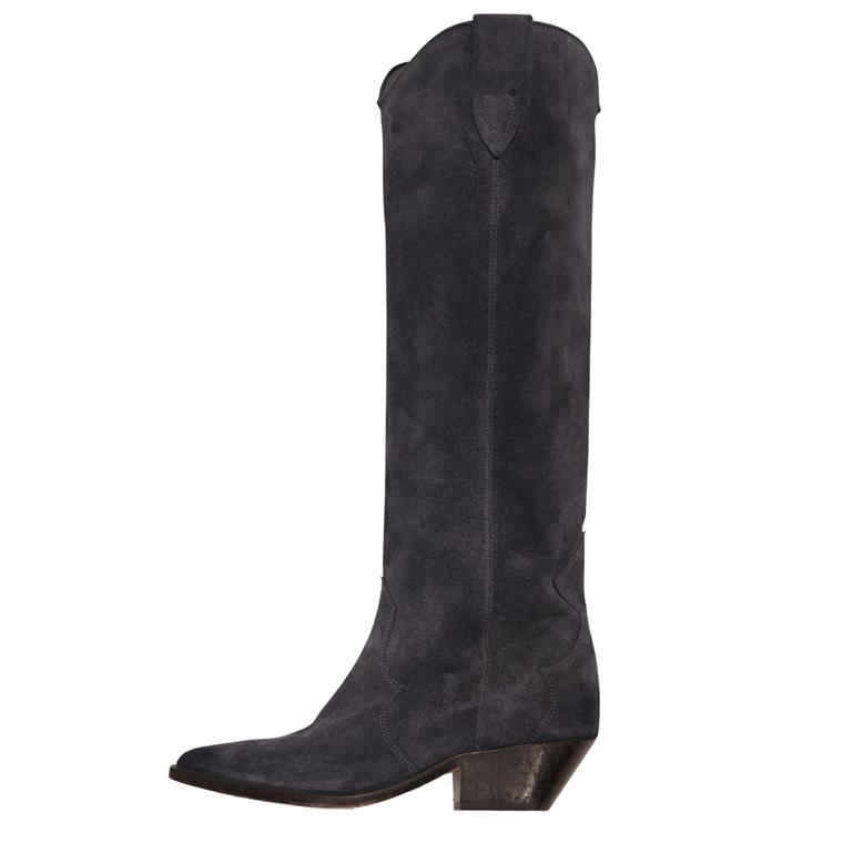 Isabel Marant Denveee Suede Støvler, Sort 