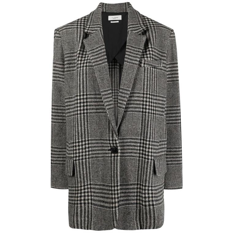 Isabel Marant Etoile CIKAITO Jakke, Ecru/Black