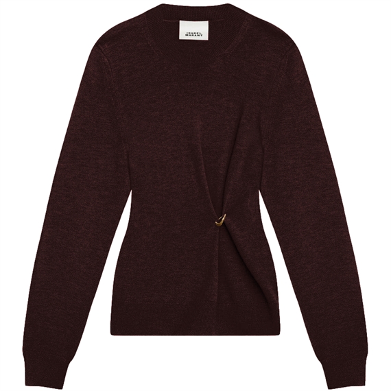 Isabel Marant Etoile Cosima Pullover Strik, Burgundy