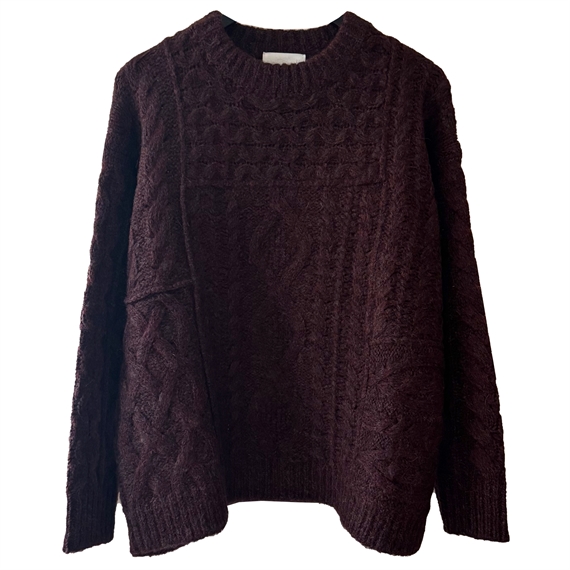 Isabel Marant Etoile Deotille Strik, Burgundy