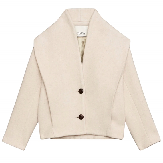 Isabel Marant Etoile Dyogo Jakke, Ecru