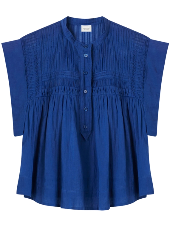 Isabel Marant Etoile LEAZA Skjorte, Indigo Blue