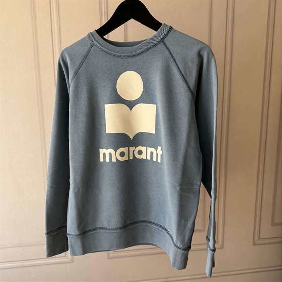 Isabel Marant Étoile Millyny Sweatshirt, Slate Blue/Ecru