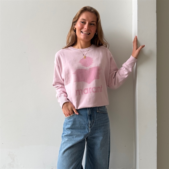 Isabel Marant Étoile Mobyli Sweatshirt, Light Pink