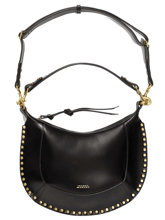 Isabel Marant Etoilé Naoko Hobo Studded Taske, Black 