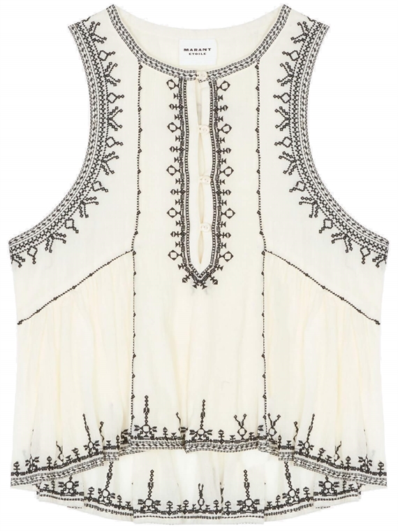 Isabel Marant Etoile Pagos Top, Ecru