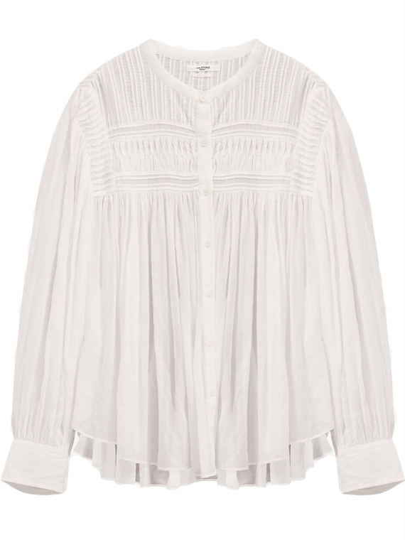 Isabel Marant Étoile Plalia Bluse, Hvid 