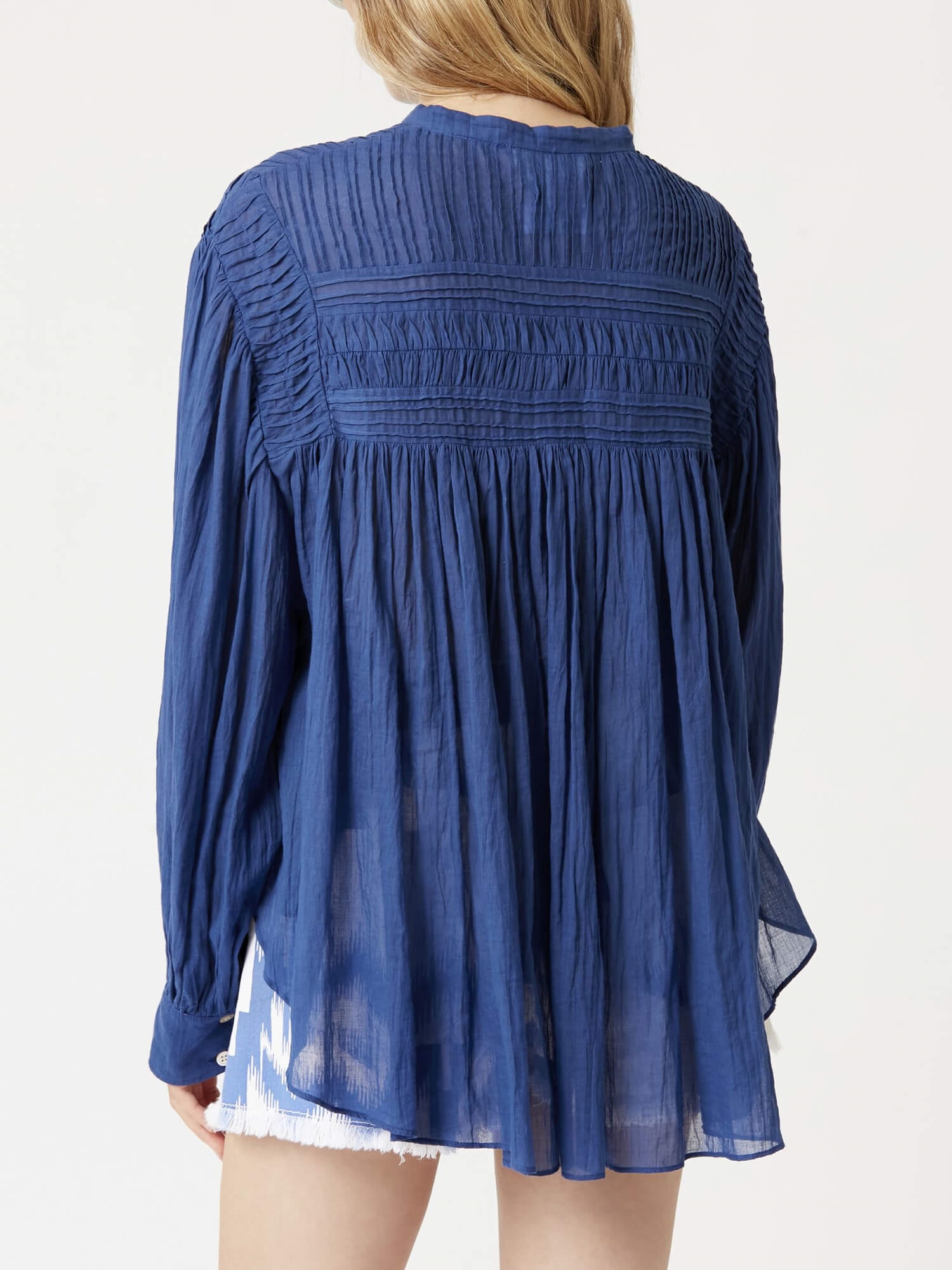 Vælge Tips mode Plalia Skjorte fra Isabel Marant Etoile i Indigo → køb