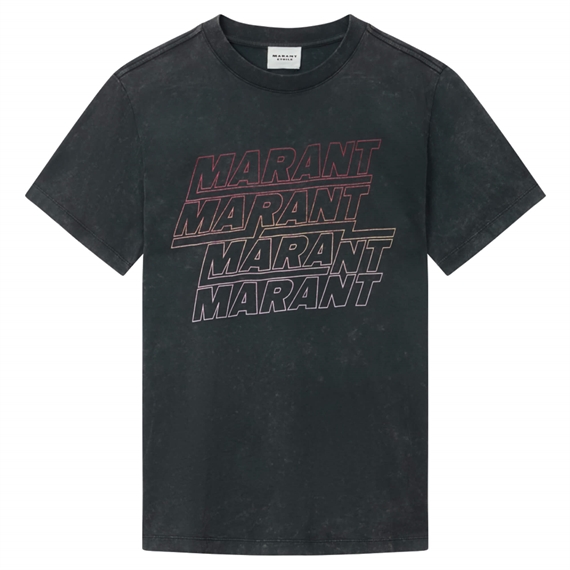 Isabel Marant Etoile Zoeline T-shirt, Off Black