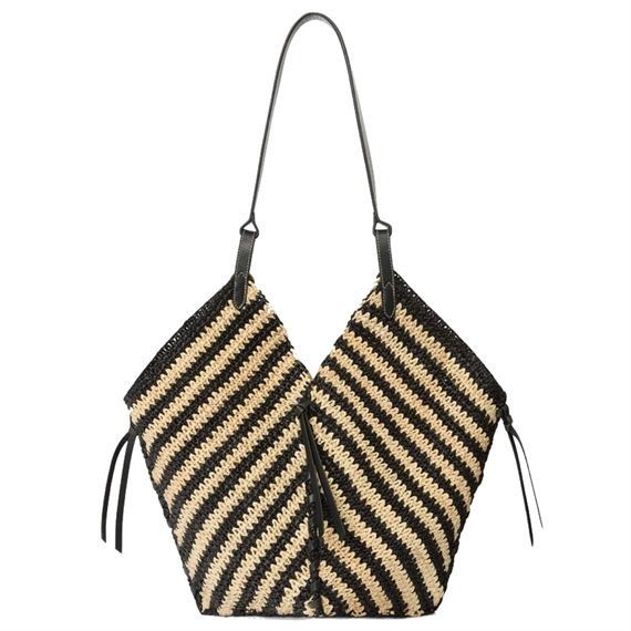 Isabel Marant Tampa Tote Taske, Black/Natural 