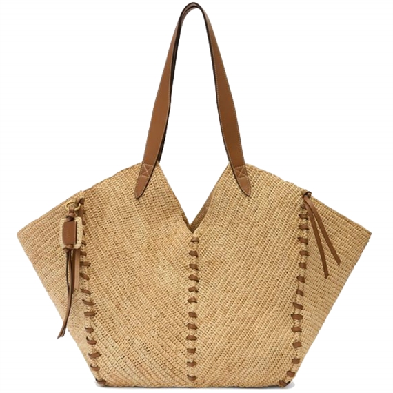 Isabel Marant Tampa Tote Taske, Natural/Cognac