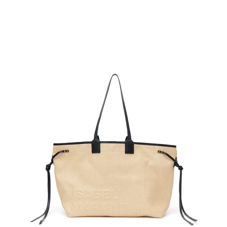 Isabel Marant Wydra Tote Bag Natural/Black