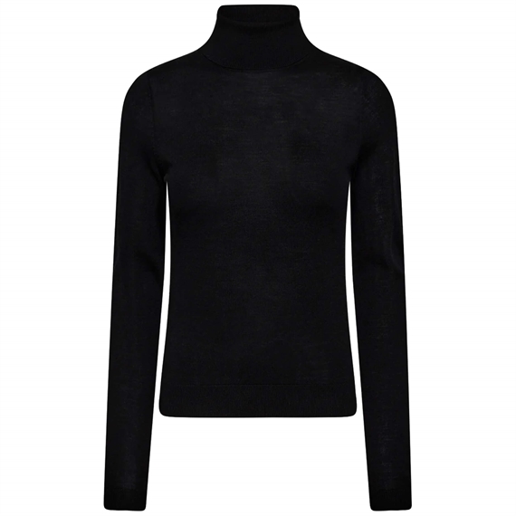Ivy Copenhagen Essex LS Rollneck Strik, Sort