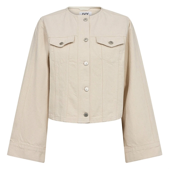 Ivy Copenhagen Jazz Short Jakke Wash, Ecru