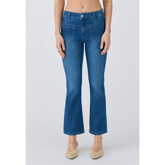 Ivy Copenhagen Johanna Kick Flare Jeans Wash Orig. Tenerife, Denim Blue