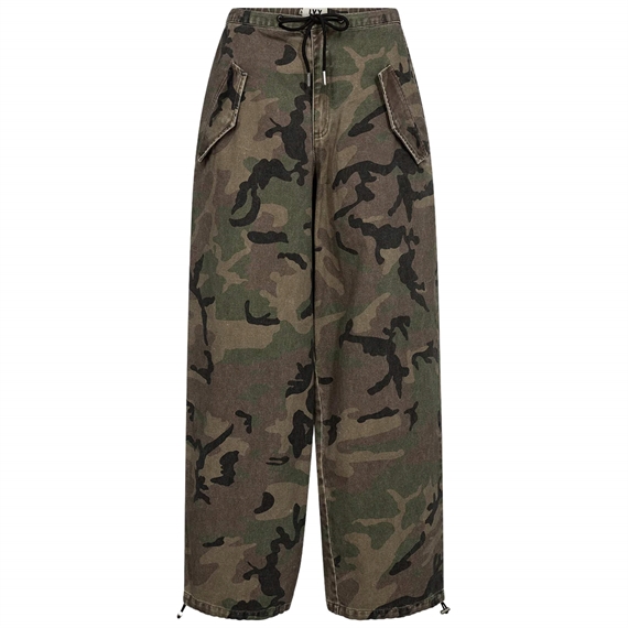Ivy Copenhagen Penny Parachute Bukser, Camouflage