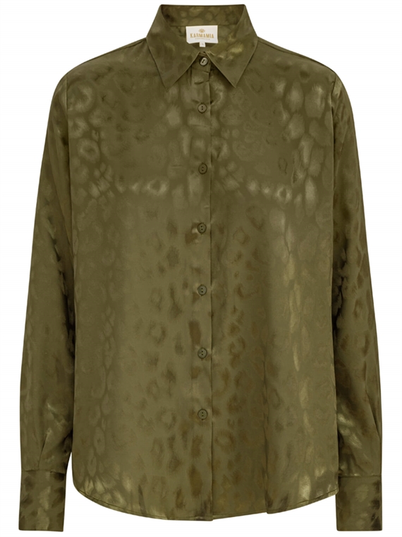 Karmamia Alma Skjorte, Army Leo Jacquard