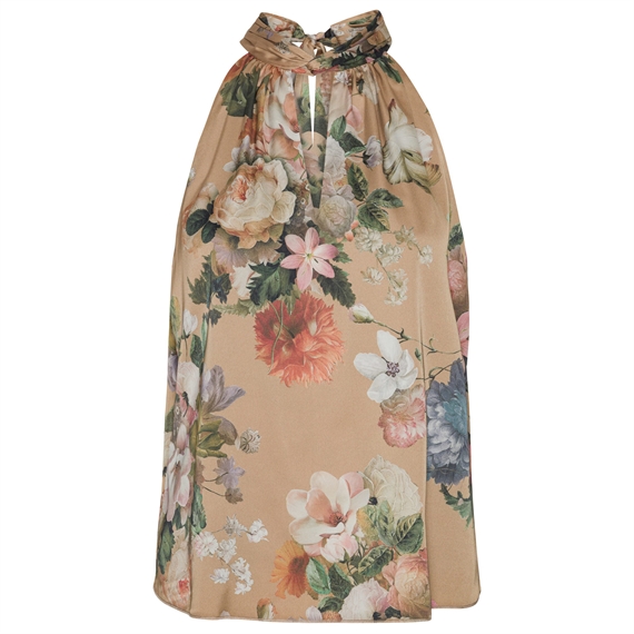 Karmamia Ava Top, Taupe Bloom