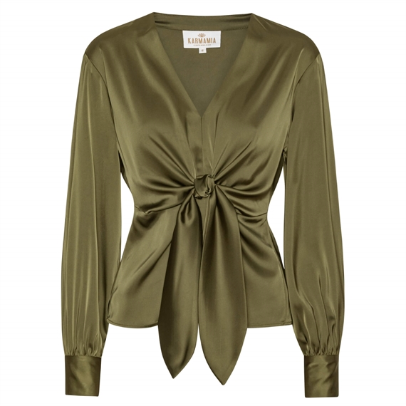 Karmamia Blair Bluse, Semi Rich Olive