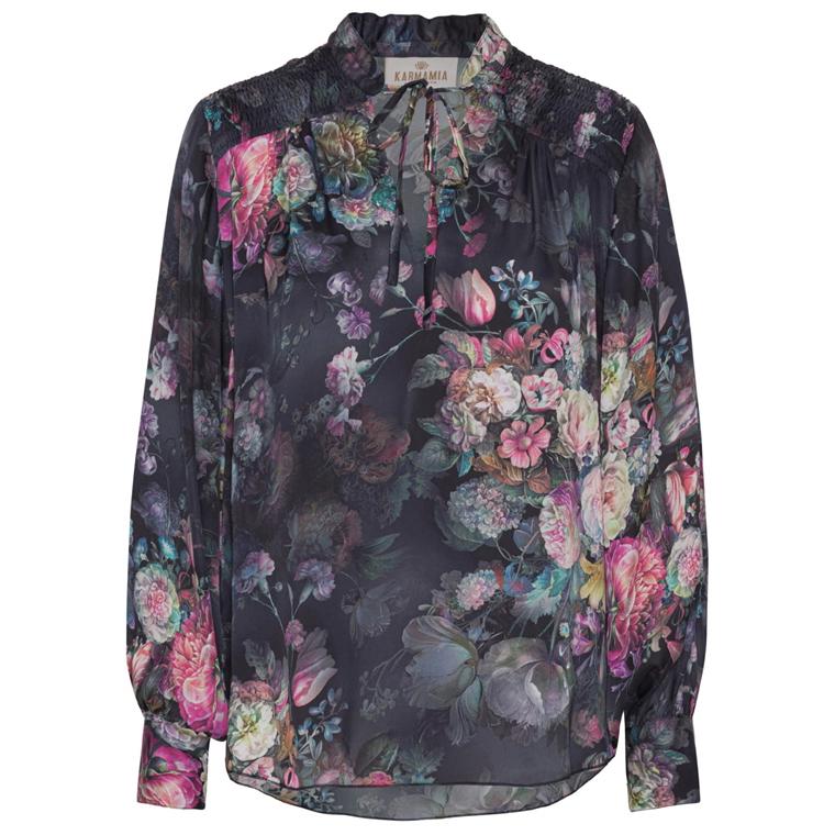 Karmamia Blanche Bluse, Evening Flower