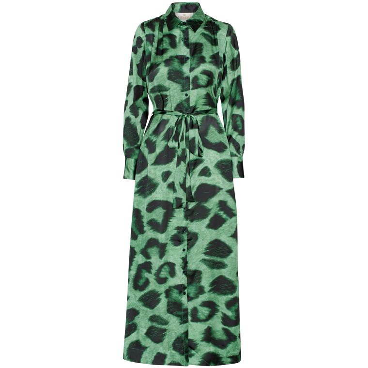 Karmamia Carla Kjole, Green Maxi Leo