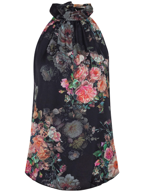Karmamia Eloise Top, Daisy Noir Tea Rose