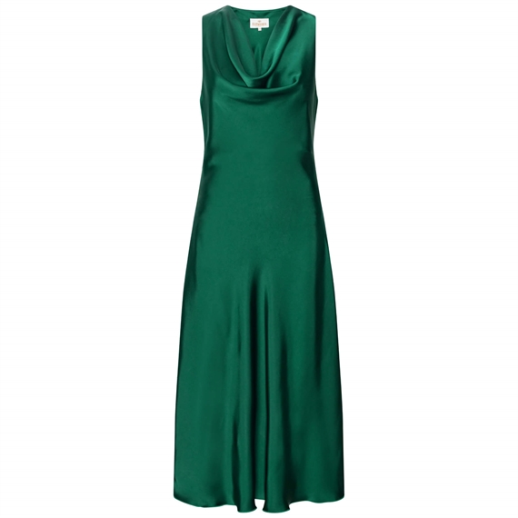 Karmamia Flow Kjole, Semi Rich Pine Green