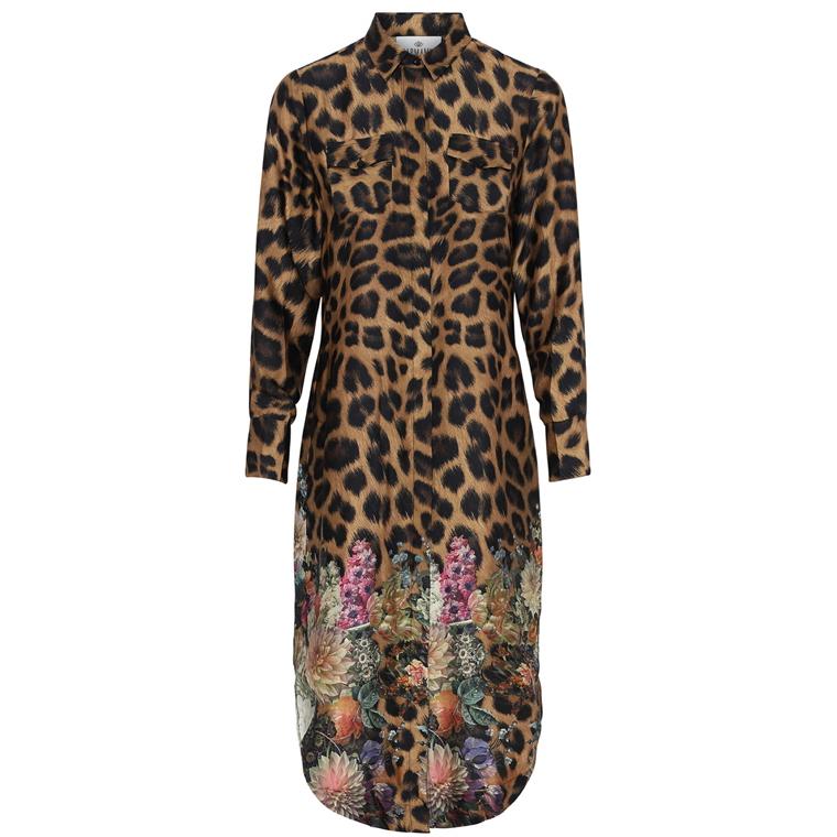 Karmamia Harper Kjole, Flower Leopard