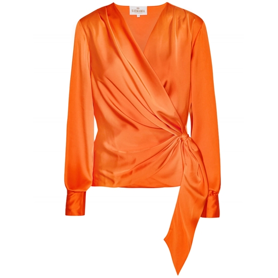 Karmamia Ines Bluse, Semi Rich Orange