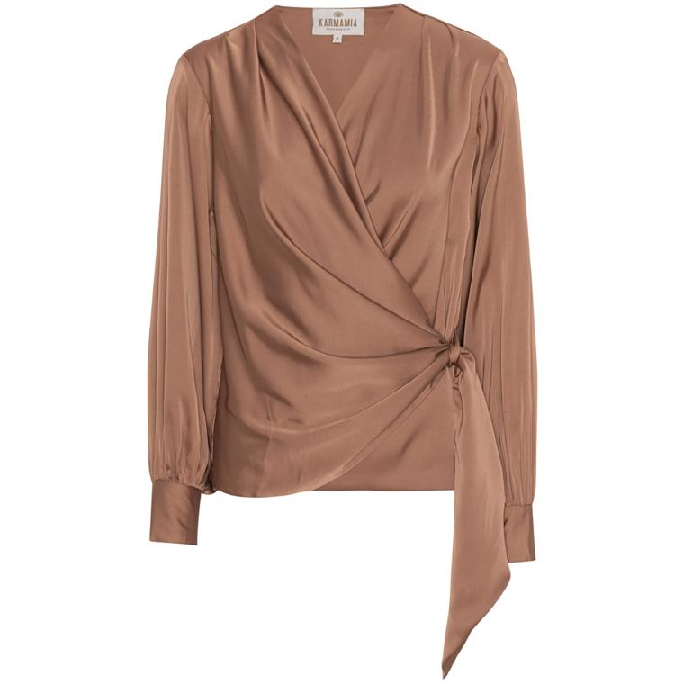 Karmamia Ines Bluse, Caramel