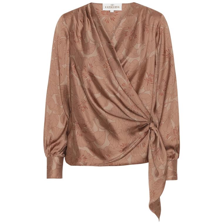 Karmamia Ines Bluse, Gardenia Tan