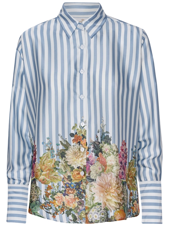 Karmamia Joseph Skjorte, Floral Stripe