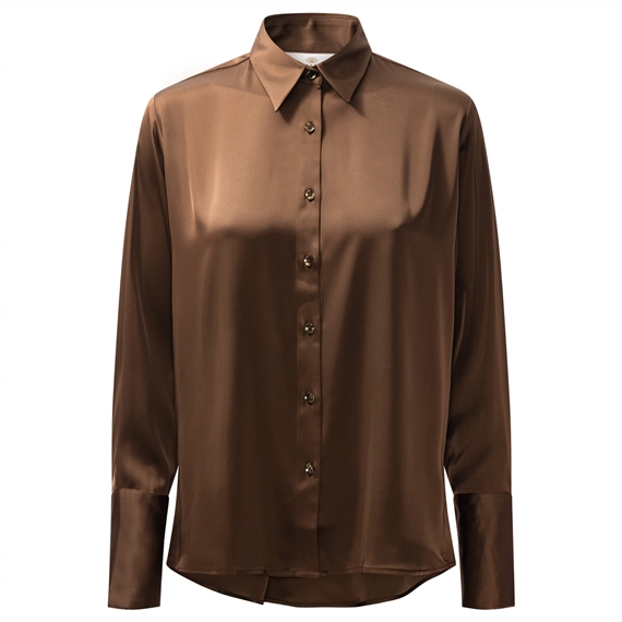 Karmamia Joseph Skjorte, Semi Rich Brown 