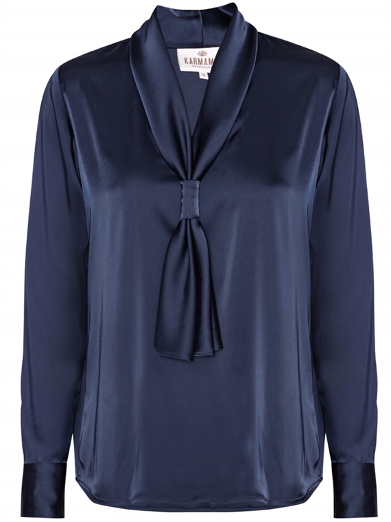 Karmamia Jules Bluse, Semi Rich Navy