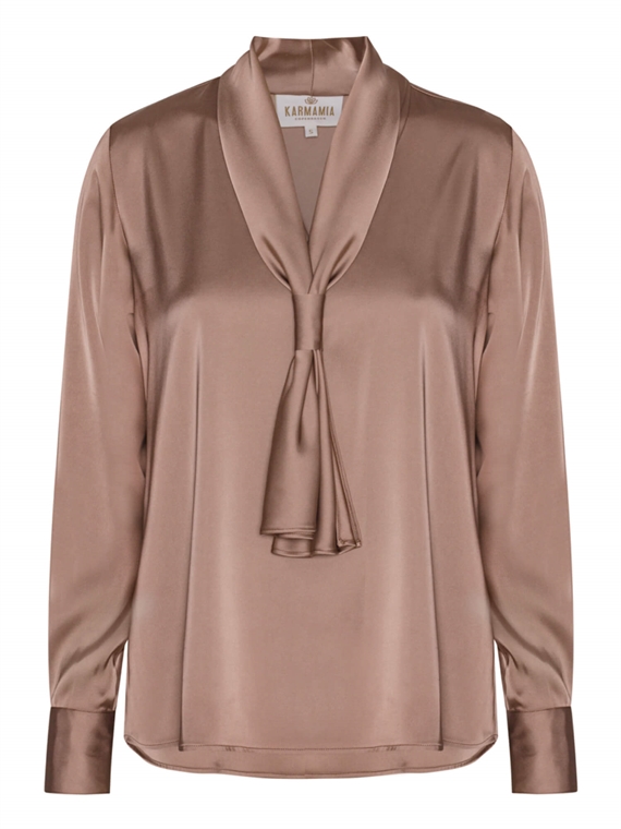 Karmamia Jules Bluse, Semi Rich Tan