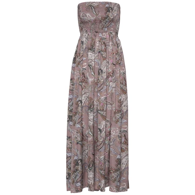 Karmamia Juliette Kjole, Nude Paisley
