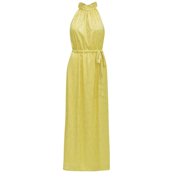 Karmamia Layla Kjole, Yellow Paisley Jacquard