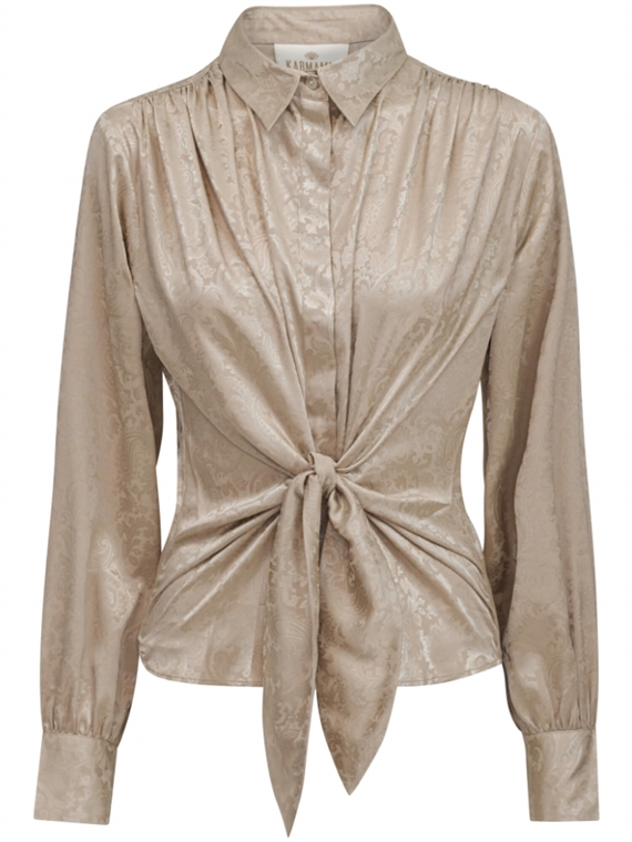Karmamia Lee Skjorte, Pearl Paisley Jacquard