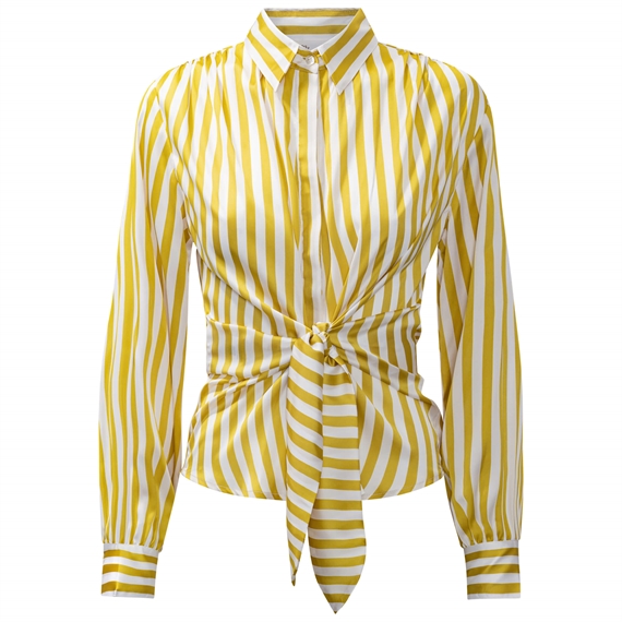 Karmamia Lee Skjorte, Yellow Stripe