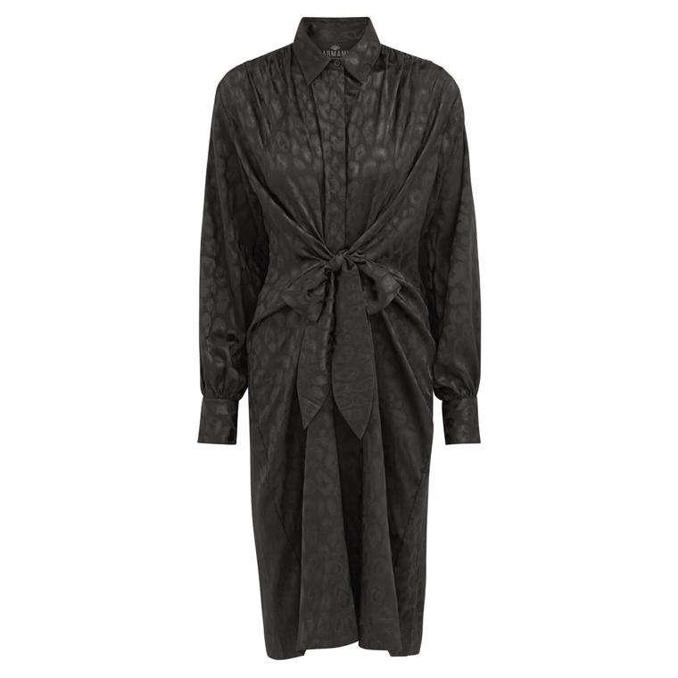 Karmamia Mila Kjole, Black Leo Jacquard